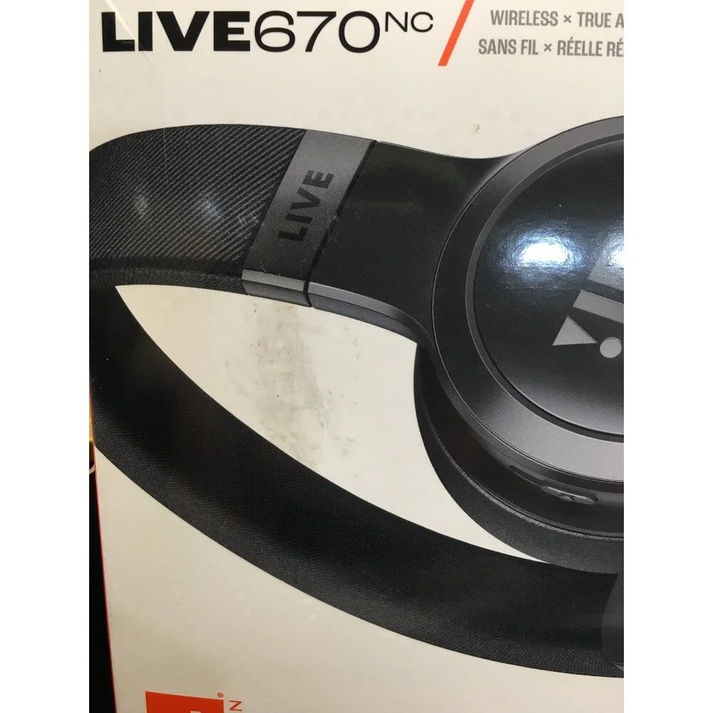 JBL Live 670NC Wireless On-Ear Headphones w/ True Adaptive Noise Cancelling NEW